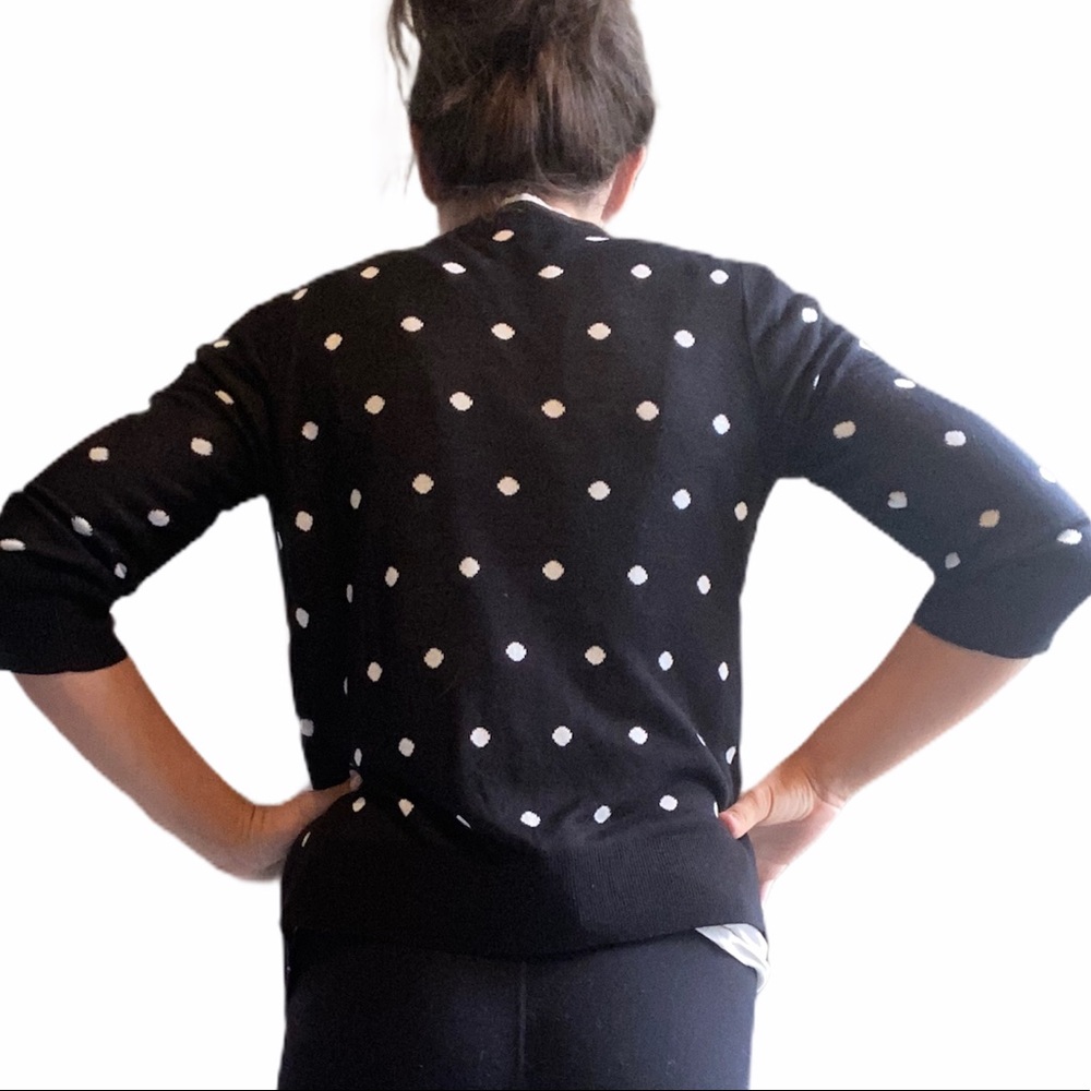 Halogen Crew Neck Front Button Cardigan - Picture 3 of 8